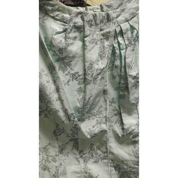 VINTAGE 1940'S-50'S COTTON VOILE NOVELTY PRINT DRESS - Picture 8 of 15